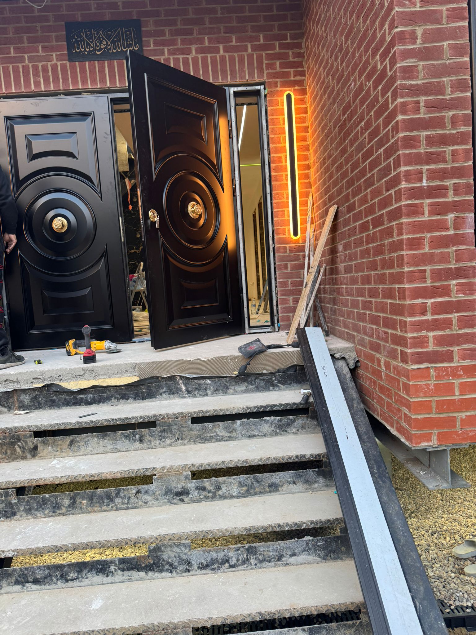 New build entrance