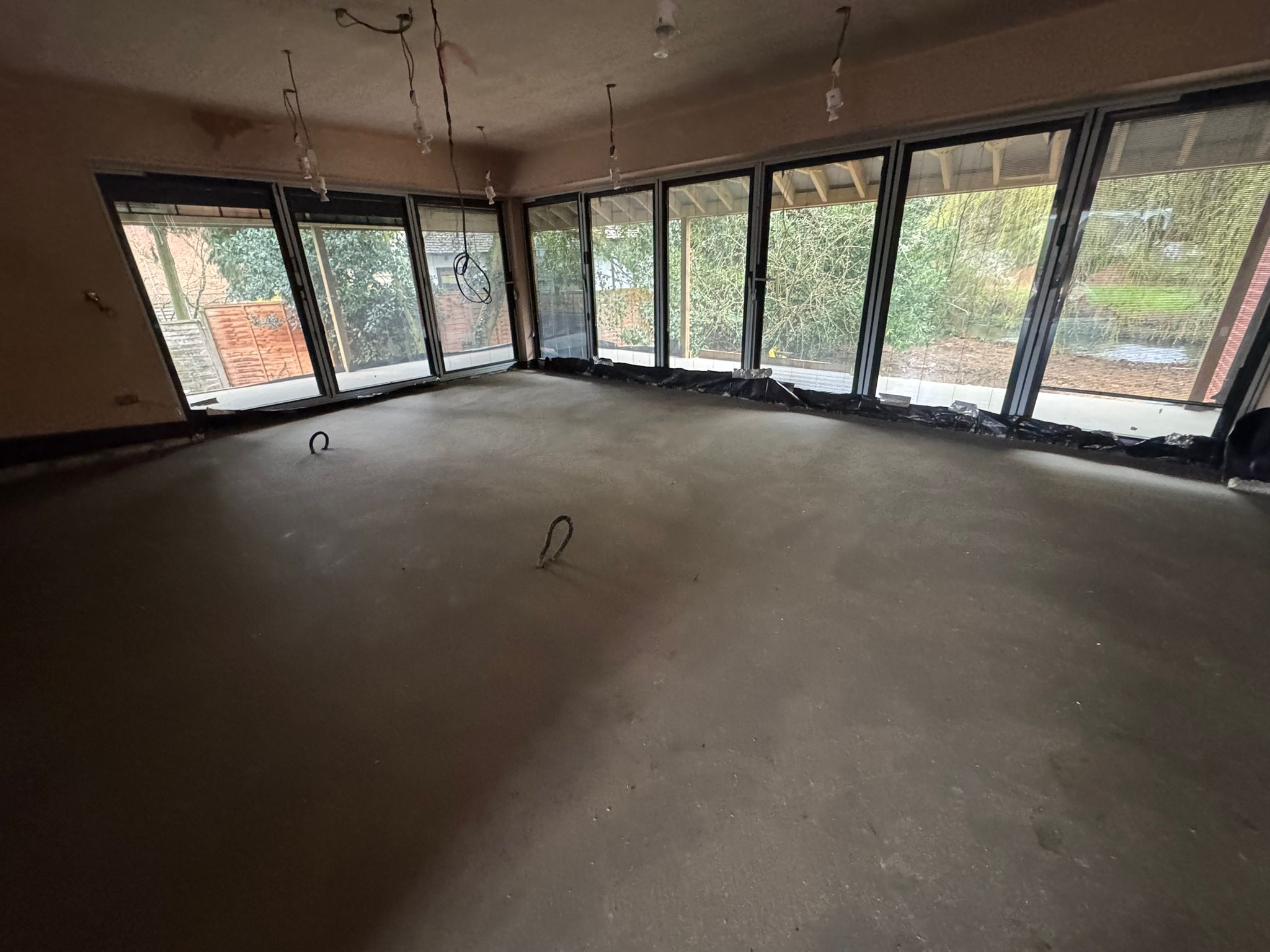 Open plan interior